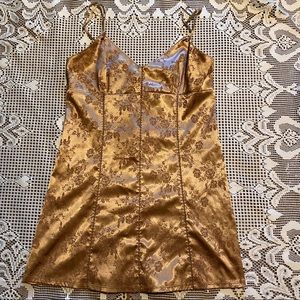 Victoria’s Secret Gold Corset Slip